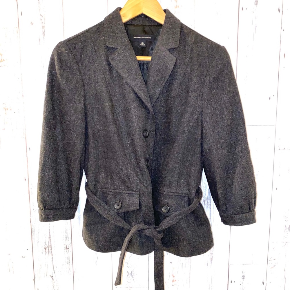 Banana republic wool blend 10 blazer jacket small